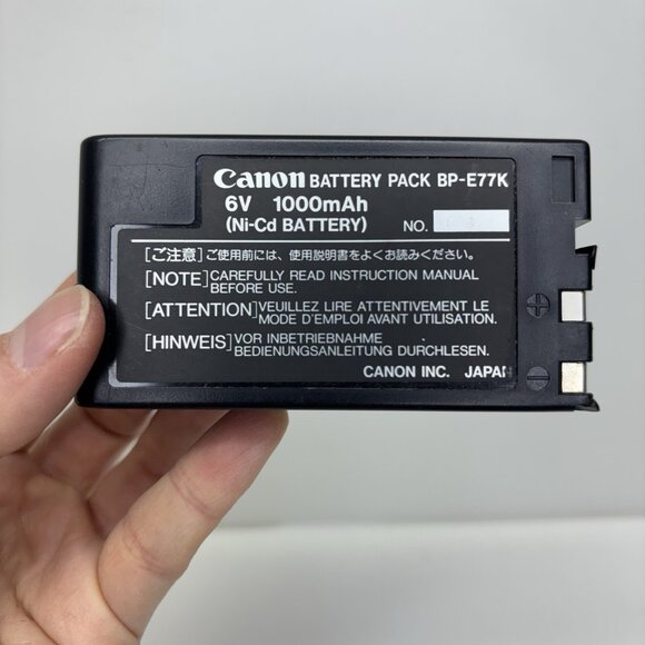 CANON BP-E77K Battery Pack, 6v 1000mAh, Battery for Camcorder - Picture 6 of 7